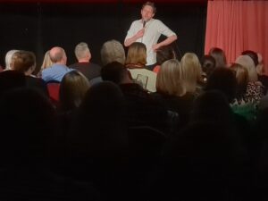 Howard Read at Lymm Comedy Club February 2023 (C) Comedy In A Van