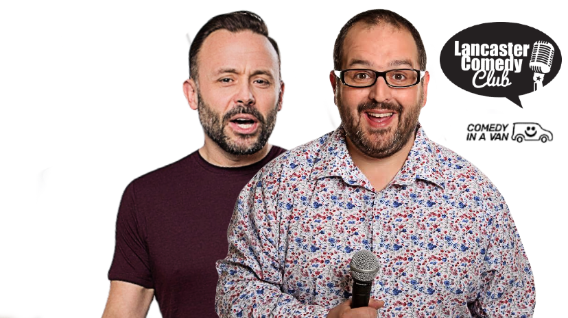 Geoff Norcott and Justin Moorhouse kick off the new, revamped Lancaster Comedy Club at The Borough on Saturday 28 January 2023
