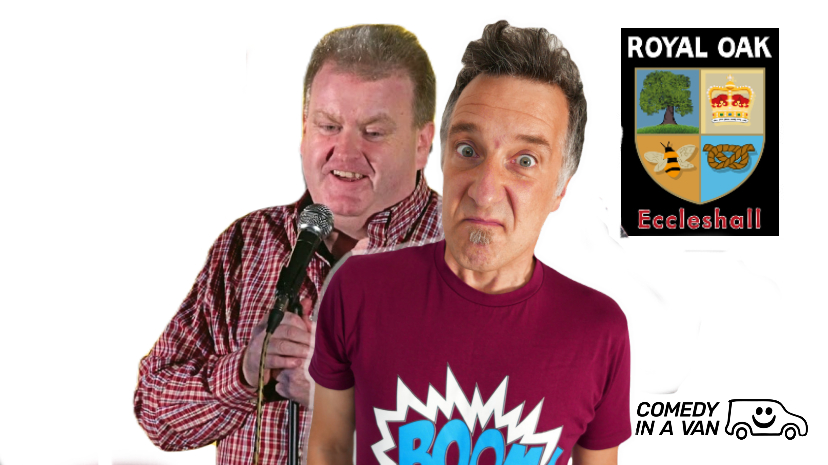 Comedy at The Royal Oak, Eccleshall with Duncan Oakley, Raymond Mearns, Jacob Nussey and Rob Riley. Saturday 18 March 2023