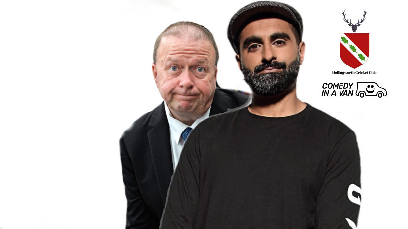 Stand up comedy and supper at Hollingworth Cricket Club with TV's Tez Ilyas and Steve Gribbin! Hollingworth Cricket Club, Cheshire Friday 31 March 2023
