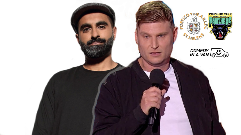 Stand up comedy in St Helens with Live At The Apollo stars Tez Ilyas and Scott Bennett! Friday 28 April 2023