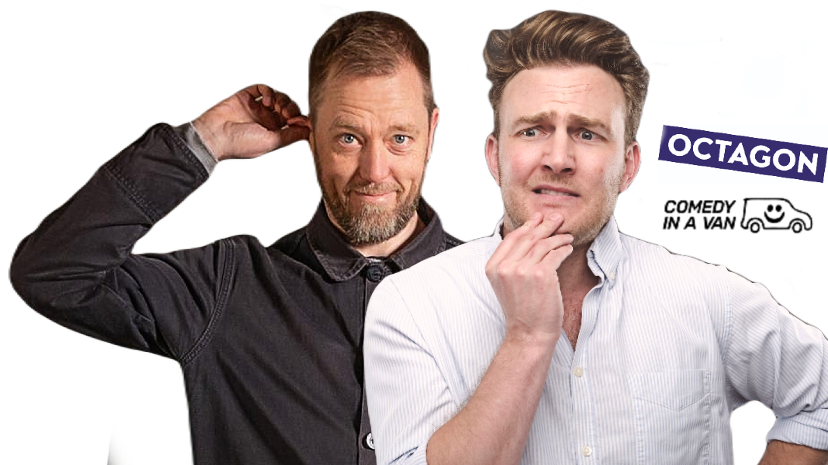 Tom Houghton & Alun Cochrane road test thero brand new shows at Octagon Comedy Club, Bolton on Friday 14 July 2023 (C) Comedy In A Van