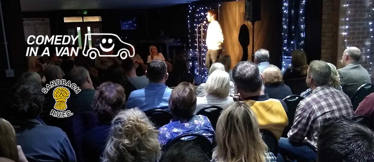 Comedy nights at Sandbach RUFC (C) Comedy In A Van