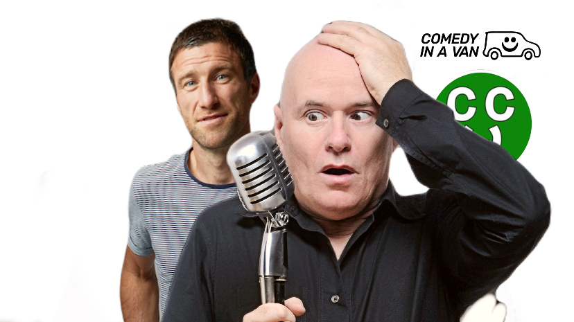 Andrew Bird, Dave Johns, Kathryn Mather and Ben van der Velde at Chorlton Comedy Club, Manchester on Friday 7 June 2024 (C) Comedy In A Van