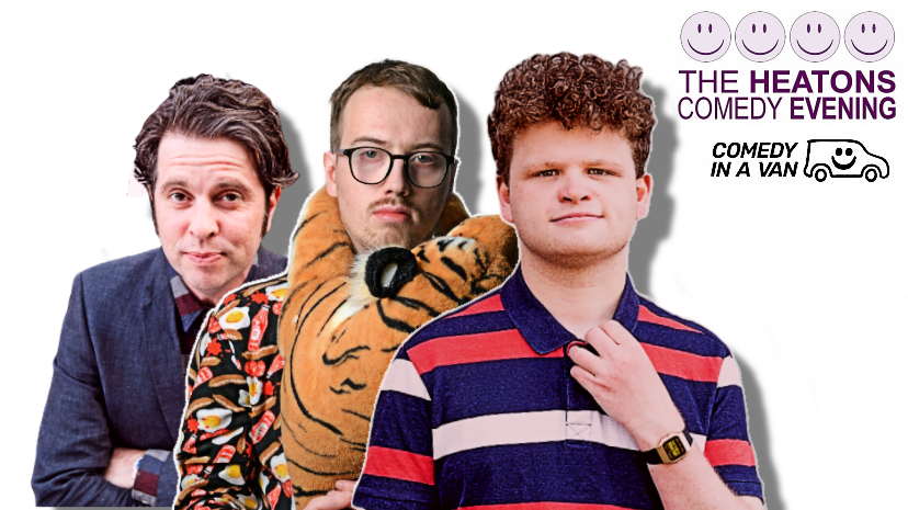 Dan Tiernan, Eric Rushton, The Impish Scribe and Andy Robinson at Heatons Comedy Club, Stockport. Sunday 2 November 2025 (C) Comedy In A Van