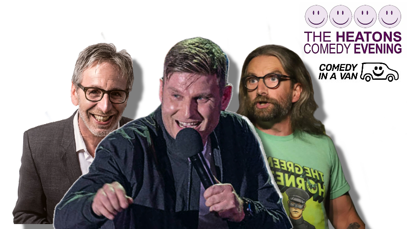 Paul Pirie, Ian Stone, Kate Robb & MC Scott Bennett at Heatons Comedy Club, Stockport. Sunday 7 December 2025 (C) Comedy In A Van