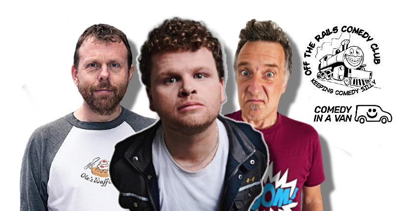 Dan Tiernan, Duncan Oakley, Ben Treloar & MC Michael Legge Off The Rails Comedy Club Saddleworth Sunday 30 November 2025 (C) Comedy In A Van