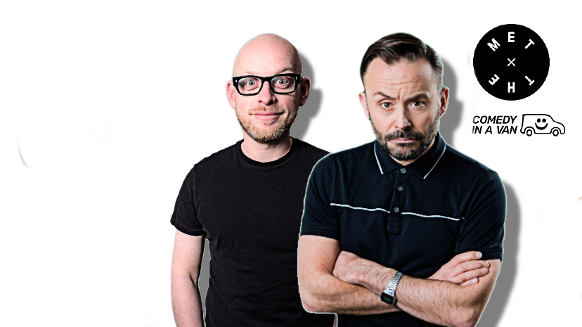 Comedy at The Met, Bury on Thursday 2 July 2026 with two 'work in progress' shows from Geoff Norcott & Dan Nightingale (C) Comedy In A Van