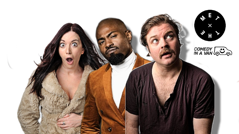 Comedy at The Met, Bury on Thursday 4 June 2026 with Glenn Wool, Darren Harriott, Harry Jenkins and MC Susan Murray (C) Comedy In A Van