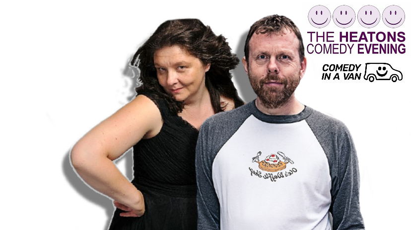 Comedy in Stockport Sunday 2 August 2026 with Silky, Maureen Younger, Luke Harrower & Michael Legge Heatons Comedy Club (C) Comedy In A Van