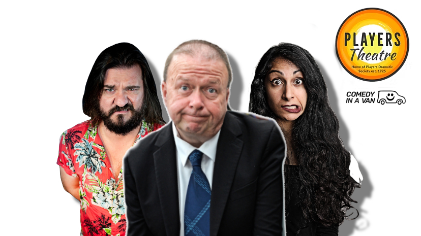 Comedy in Cheadle this October with Steve Gribbin, Seeta Wrightson, Harry Jenkins and MC Matt Reed (C) Comedy In A Van