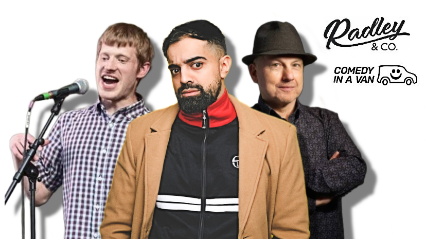 Congleton Comedy Club in November 2026 with Raul Kohli, David Eagle, Dawn Bailey and MC Bennett Arron (C) Comedy In A Van
