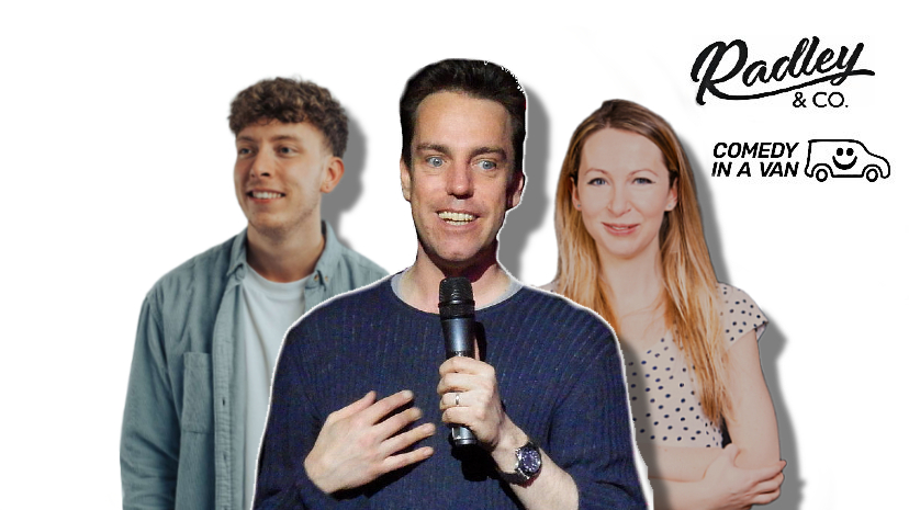 Congleton Comedy Club in October 2026 with Nick Doody,, Aaron Wood, Charlie Ashton and MC Jenny Collier (C) Comedy In A Van
