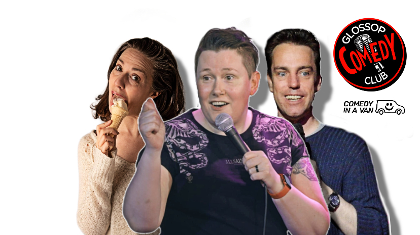 Glossop Comedy Club in September 2026 with Bethany Black, Nick Doody. Jack Wood and MC Meryl O'Rourke (C) Comedy In A Van