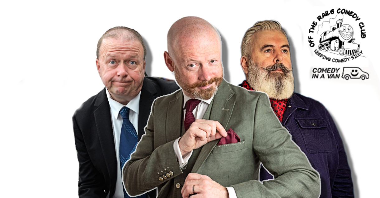 Comedy in Saddleworth in October 2026 with Mick Ferry introducing Alistair Barrie, Steve Gribbin and a guest act (C) Comedy In A Van